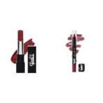 Glam 21 Ultra Velvet Lipstick Long-lasting | Matte finish 2.5gm | Deep Red-3 & Lip Seduction Non- Transfer Crayon Lipstick| Lightweight & Longlasting|Creamy Matte Formula - 2.8gm|Mauve|13 - Fast UK Delivery - Image 2