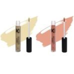 KINDED Liquid Concealer Full Coverage Colour Corrector Contour Waterproof HD Pro Master Series for Dry & Oily Skin Dark Circles & Spots (Creamy Matte, Yellow Tone & Peachy Orange Combo, 6 ml each) - Fast UK Delivery - Image 2