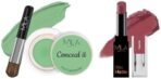 MILA Beaute Pro Matte Lipstick |Creamy Matte Lipstick | Shade - (Damini, 4.2g) Conceal It Pot Concealer For Face Makeup | Shade - (Green Corrector, 4g) - Fast UK Delivery - Image 2