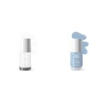Just Herbs Nail Polish 21 Chemical Free Formula Quick Dry Long Lasting Nail Paints (Crystal Clear) & Just Herbs Nail Polish 21 Chemical Free Formula Quick Dry Long Lasting Nail Paints (Icy Blue) Combo - Fast UK Delivery