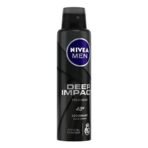 Nivea Men Deodorant Spray , Deep Impact Freshness, 150Ml And Deodorant Spray, Fresh Active Original , 150Ml, Pack Of 1 - Fast UK Delivery - Image 4