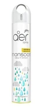 Godrej Aer spray, Monsoon Odour Refresh | Remove Damp Smell - Air Freshener for Home & Office | Pack of 2 - Fast UK Delivery - Image 3