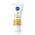 NIVEA Luminous Even Glow Face wash with an oil free formula, infused with AHA, Aloe vera, Guarana Extracts, Deeply cleanses, for Normal & Sensitive Skin, For Women & Men - Fast UK Delivery - Image 2