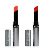 Fashion Colour Kiss Lip No Transfer Lipstick, Waterproof, Smudgeproof, Long Lasting Combo (Orange & Dark Red) - Fast UK Delivery - Image 2