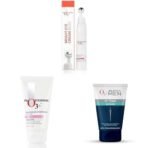 O3+ Bright Under Eye Circle Cream - Brightening & O3+ Brightening and Whitening Face Wash, 50g & O3+ ALPHA MEN Acno D-TAN Scrub With Hyaluronic & Mint 50g - Detan Scrub for TAN removal - Fast UK Delivery - Image 2