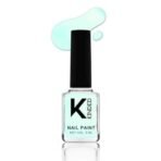 KINDED Nail Paint Long Lasting Lacquer Quick Drying Nail Polish Enamel for Girls Women With One Coat Single Stroke Application (9 ml, Metallic Finish, Shade 51 Chrome Sea Green) - Fast UK Delivery - Image 2
