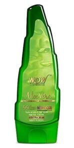 WOW Skin Science Apple Cider Vinegar Foaming Face Wash with Built-in Brush + 99% Pure Aloe Vera Multipurpose Gel - No Parabens, Silicones, Synthetic Fragrance - Net Vol. 300mL - Fast UK Delivery - Image 4