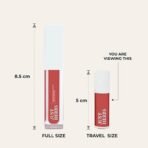 Just Herbs Ayurvedic Liquid Lipstick Kit Set of 5 with Hydrating & Lightweight Lip Colours (Nudes & Browns) & Just Herbs Ayurvedic Creamy Matte Lipstick Set38gm (Pack of 16) - Fast UK Delivery - Image 5