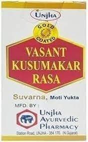 uk31o6rHz6oyL-1-1.jpg Unjha Vasant Kusumakar Rasa 25 Tablets - Image 1