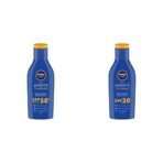 Nivea Sun Lotion For Oily Skin, Spf 50 With UVA & UVB Protection, Water Resistant Sunscreen For, 75Ml & Sun Lotion For Oily Skin, Spf 30, Water Resistant Sunscreen For, 75Ml, Pack Of 1 - Fast UK Delivery - Image 2