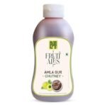 Dhampure Speciality Amla Gur Chutney, 400grams | Amla Jaggery Sauce | Amla Gur ki Khatti Chutney - Fast UK Delivery - Image 2