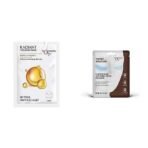 O3+ Facialist Radiant Face Sheet Mask (30g) & O3+ Caffeine Bomb Anti Dark Circle Eye Patch & Eye D Tan (single use only) 5G Combo - Fast UK Delivery - Image 2