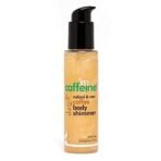 mCaffeine Coffee Body Shimmer for a Glam Ready Skin with Hyaluronic Acid | Soft Glitter & Oil-Free Hydration | Lightweight & Non-Greasy Body Shimmer for Long-lasting Shiny & Matt Finished Look - Fast UK Delivery - Image 2
