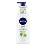 NIVEA Body Lotion, Aloe Hydration, with Aloe Vera for Instant Hydration in Summer, 400 ml & NIVEA Soft Light Moisturizer Cream, 300 ml - Fast UK Delivery - Image 3