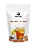 Tea Aroma Masala Ice Tea | Refreshing Blend of Lemon, Pepper, Carom Seeds, Black Salt, Licorice & Black Tea | 200g of Premium Iced Tea - Fast UK Delivery - Image 2