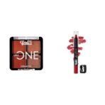 Glam 21 Little One 4-in-1 Eyeshadow Palette Ultra pigmented|Firework-03 Lip Seduction Non- Transfer Crayon Lipstick| Lightweight & Longlasting|Creamy Matte Formula - 2.8gm|Red Obsession|02 - Fast UK Delivery - Image 2