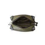 Colorbar THE CLASSIC CROSSBODY - OLIVE II Stylish soft faux leather crossbody bag II Zipper II Detachable & Adjustable Strap - Fast UK Delivery - Image 5