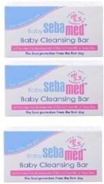 SebaMed Baby Bar,450 Gram (3 X 150 G),White - Fast UK Delivery