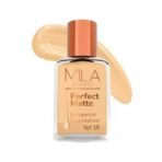 Mila Beaute Perfect Matte Long Wear Foundation | High Coverage, Light Weight & Water Resistant I Oil Free Formula With SPF 15 & Vitamin E | Smooth Matte Finish | Keeps Skin Hydrated | Shade - ( 3 Blush, 30ml) - Fast UK Delivery - Image 2