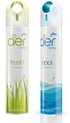 uk31uZewYtn-L-1-1.jpg Godrej Aer Fresh Lush Green & Cool Surf Blue Spray (540 ml) - Fast UK Delivery - Image 1