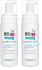 Sebamed Clear Face Cleansing Foam| pH 5.5 | Combats pimples with Montaline C40 | Deep pore cleansing | Dermatologically & clinically tested | 150ml (Pack of 2) - Fast UK Delivery