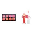 Glam 21 Blush Highlighter Palette Silky pigments 24 gm - Ralph-04Lip Plumper With Hyaluronic Acid Lightweight Lip Gloss With High Shine Glossy Finish For Fuller And Plump Lips 03 Red Lights - 5 Gm - Fast UK Delivery - Image 2