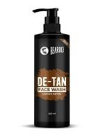 BEARDO DeTan Face Wash for Men, 200ml | Coffee Facewash, Aloe Vera, Vitamin E | Helps to Reduce Tan | Exfoliates & Hydrates for Smooth & Oil Free Skin - Fast UK Delivery - Image 2