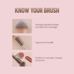 Swiss Beauty Compact Powder Brush, Silver - Fast UK Delivery - Image 5