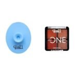 Glam 21 Silicone Face Cleanser Scrubber (Big) Little One 4-in-1 Eyeshadow Palette Ultra pigmented, Easy to blend Long Lasting Eye Make Up Kit |Firework-03 - Fast UK Delivery - Image 2