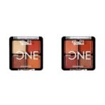 Glam 21 Little One 4-in-1 Eyeshadow Palette Ultra pigmented, |Pool Party-02 Little One 4-in-1 Eyeshadow Palette Ultra pigmented, Easy to blend Long Lasting Eye Make Up Kit |Little Lady-04 - Fast UK Delivery - Image 2