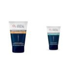 O3+ ALPHA MEN Bright Glow Face Wash 100g & O3+ ALPHA MEN Acno D-TAN Face Wash with Hyaluronic & Mint | Fights Blackheads & Detoxifies Skin, 50ml - Fast UK Delivery - Image 2