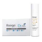 Raaga Professional De-Tan and Sun Protection Combo | De-Tan Pack (72 gm) and SPF 50 Sunscreen Lotion (55 ml) | Comprehensive Tan Removal and UVA/UVB Defense - Fast UK Delivery - Image 2