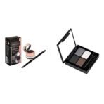 Swiss Beauty Waterproof Eyebrow & Gel Eyeliner 2 In 1 with Brush| Shade- Black, 7G | & Swiss Beauty Eyebrow Palette with Wax Cream| Shade-01, 5gm| - Fast UK Delivery - Image 2