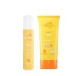 Aqualogica Glow+ Dewy Sunscreen SPF 50 PA++++ with Papaya & Vitamin C | For Oily, Combination & Dry Skin Type | UVA/B & Blue Light Protection | Fragrance-Free | For Men & Women | 50g + 80g - Fast UK Delivery - Image 2