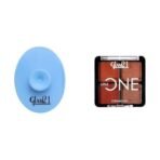 Glam 21 Silicone Face Cleanser Scrubber (Small) Little One 4-in-1 Eyeshadow Palette Ultra pigmented, Easy to blend Long Lasting Eye Make Up Kit |Firework-03 - Fast UK Delivery - Image 2