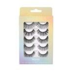 Swiss Beauty Cruelty-Free 3D Eyelashes - Pack of 10 False Eyelashes | Volumising Eye Lashes | Lengthening Eye Lashes | Lightweight Eyelashes | Shade - Black 01, Set of 5 - Fast UK Delivery - Image 2