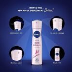 Nivea Deodorant Pearl and Beauty for Women, 150ml (Pack of 3, Spray) - Fast UK Delivery - Image 4