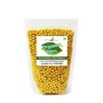Organic Bites Roasted Masala Chana Whole With Turmeric | Bhuna Chana Without Skin | Desi Chickpeas Snacks I Roasted Bengal Gram - 400 gm - Fast UK Delivery - Image 2