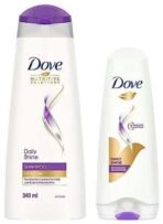 Dove Daily Shine Conditioner, 180ml And Dove Daily Shine Shampoo, 340ml - Fast UK Delivery - Image 2