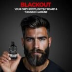 Beardo Blackout Hair Powder 4g - Black | Root Touch Up for Grey Hair | Instantly Covers Grey Roots, Beard Patches & Bald Spots | Thick Black Fiber Hairline Powder | Highly Pigmented, Long-Lasting & Matte Finish | Super-Fine Cover-up - Fast UK Delivery - Image 3