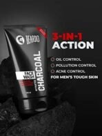 Beardo Gift Box 5-in-1 | Activated Charcoal Facewash 100ml | Godfather Beard oil 30ml | Beardo Beard & Mustache Wax - Extra Strong 50g | Growth Roll on 8ml | Whisky Smoke Perfume for men EDP 8ml | Valentines day gift for husband | Gift for boyfriend | Gift for Men - Fast UK Delivery - Image 6