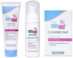 Sebamed Baby Cleansing Bar 150g & Soap Free bar| For Delicate skin & Baby Cream Extra Soft 50m|Ph 5.5| ECARF Approved & Clear Face Foam 50ml|PH 5.5|Acne, pimples & blackheads - Fast UK Delivery - Image 2