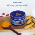 Blue Nectar Turmeric Ubtan Powder for Glowing Skin | Ayurvedic Ubtan Face Pack for Skin Brightening | Tan Removal Face Pack for Women & Men | (100 gm, 9 Herbs) - Fast UK Delivery - Image 3