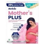 Horlicks Mother's Plus Vanilla 400 / 500 g BIB, For Pregnancy and Lactation with Protein for Birth Weight and DHA for Brain Development- No Added Sugar - Fast UK Delivery - Image 2