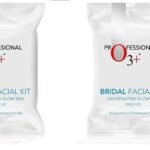 O3+ Bridal Facial Kit Oxygenating Glow Skin for Deep Cleansing, Bright & Radiant Complexion Suitable for All Skin Types (42g+50ml Single use Kit) (Pack of 2) - Fast UK Delivery