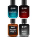 Beardo Whisky Smoke, Black Musk, Mariner & Mafia Perfume For Men (50Ml X Pack Of 4) | Long Lasting Perfume | Date Night Perfume For Men | Valentines day gift for husband | Gift for boyfriend | Gift for Men - Fast UK Delivery - Image 2