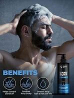 Beardo Dandruff Control Sulphate Free Shampoo for men 200 ml | Anti Dandruff | Sulphate and Paraben Free | Climbazole, Menthol & Biotin for Dandruff Control & Itchy Scalp - Fast UK Delivery - Image 3