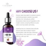 ISVARA AYURVEDA Under Eye Serum for Dark Circles for Women & Men enriched with Almond Oil, Rosehip Oil, Hyaluronate, Green Tea Extract, Vitamin E, Saffron and Cucumber Extract - 30ml - Image 5