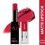 MILA Beaute Pro Matte Lipstick | Creamy Matte Lipstick | Shade - Neerja, 4.2g Pro Matte Lipstick | Creamy Matte Lipstick | Shade - Madhubala, 4.2g - Fast UK Delivery - Image 4