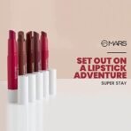 MARS Matte Super Stay Up to 12 Hours Long Lasting | Smudge Proof and Waterproof Lipstick for Women (2.6 gm) (11-Queen) - Fast UK Delivery - Image 6
